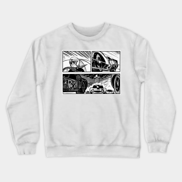 speed racer mach 5 Crewneck Sweatshirt by Haunted House Tattoo